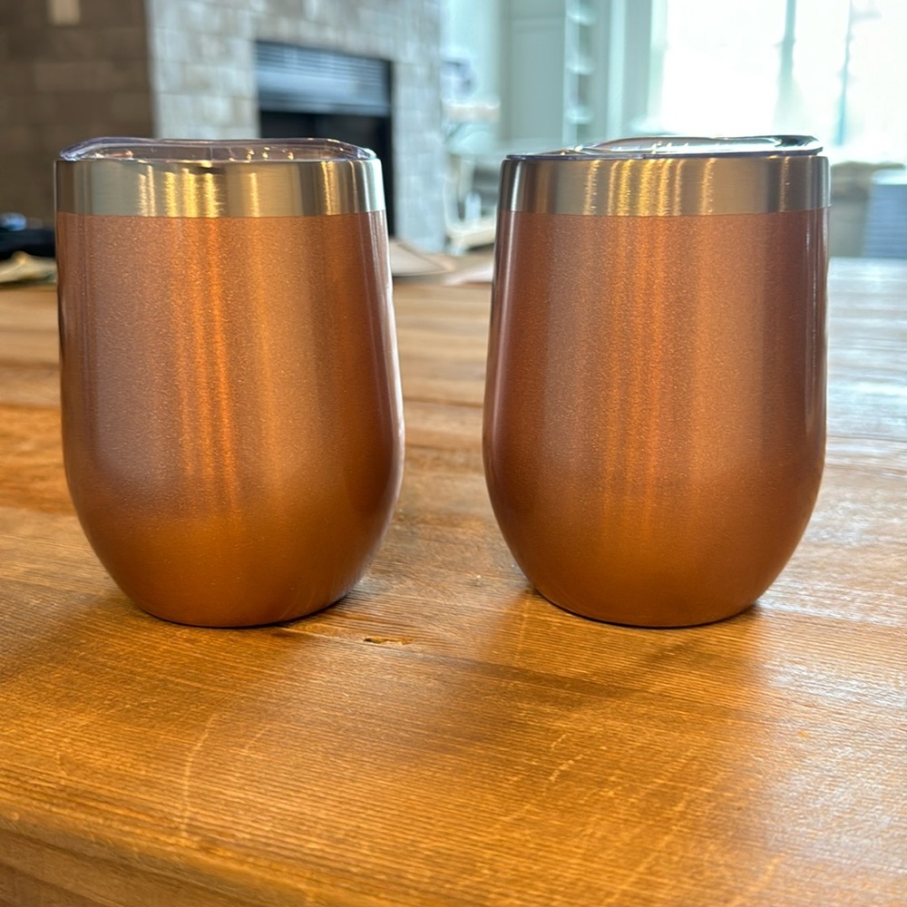 Insulated wine glasses